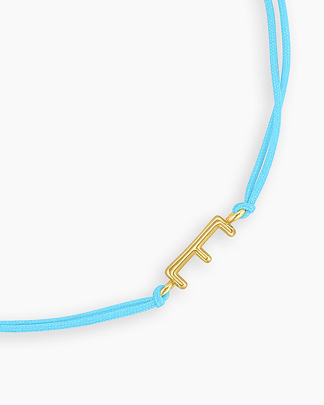 Alphabet Prism Bracelet #Y || option::Gold Plated, E