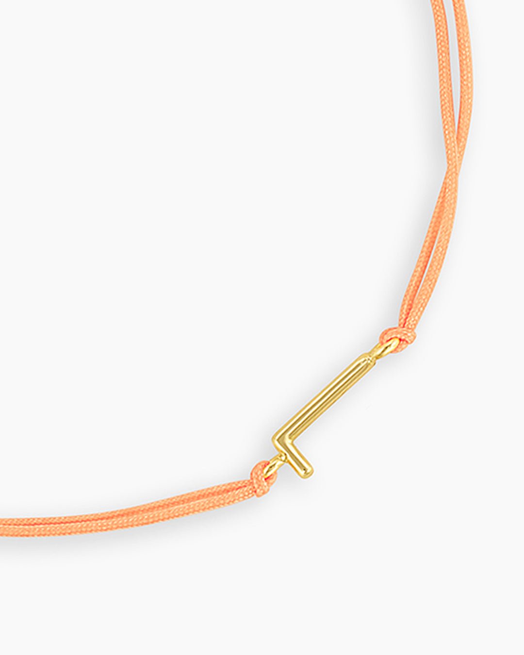 Alphabet Prism Bracelet #Y || option::Gold Plated, L