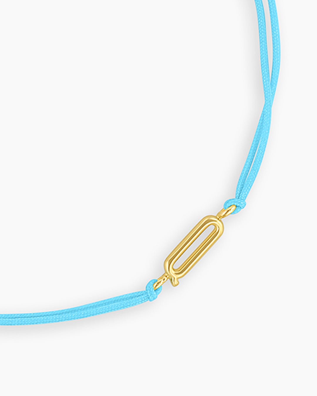 Alphabet Prism Bracelet #Y || option::Gold Plated, Q