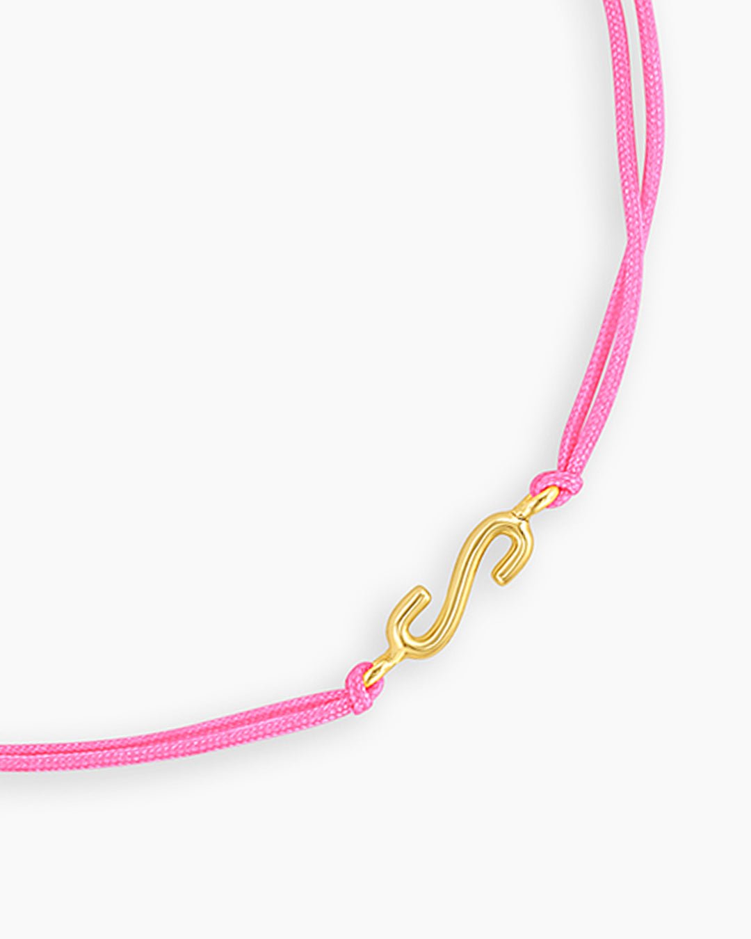 Alphabet Prism Bracelet #Y || option::Gold Plated, S