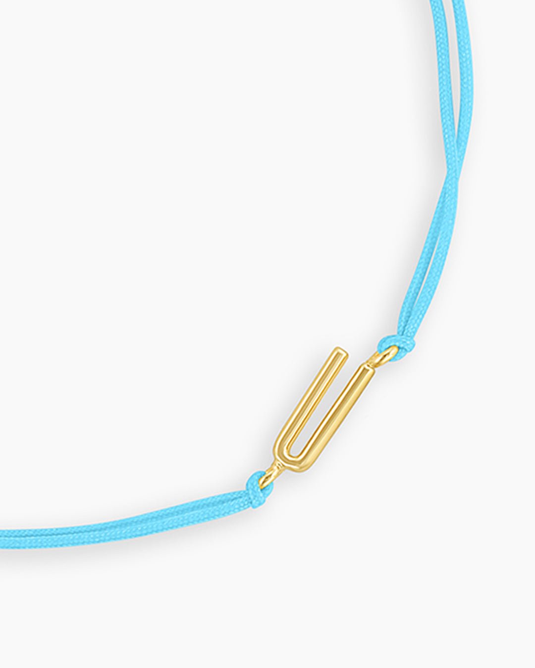 Alphabet Prism Bracelet #Y || option::Gold Plated, U