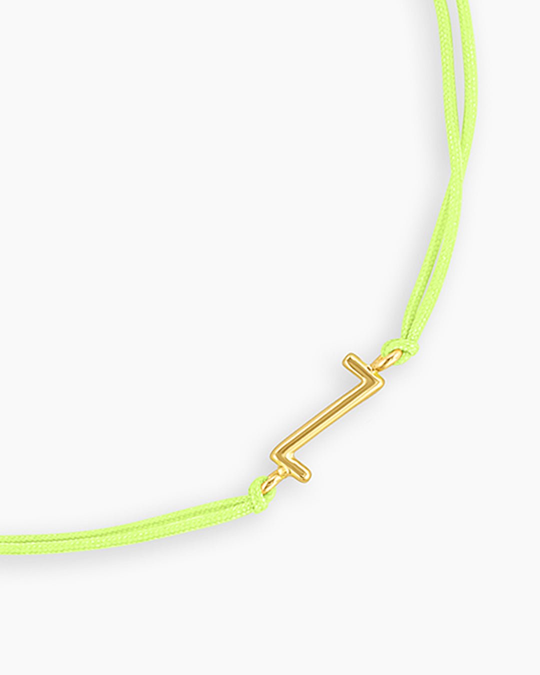 Alphabet Prism Bracelet #Y || option::Gold Plated, Z