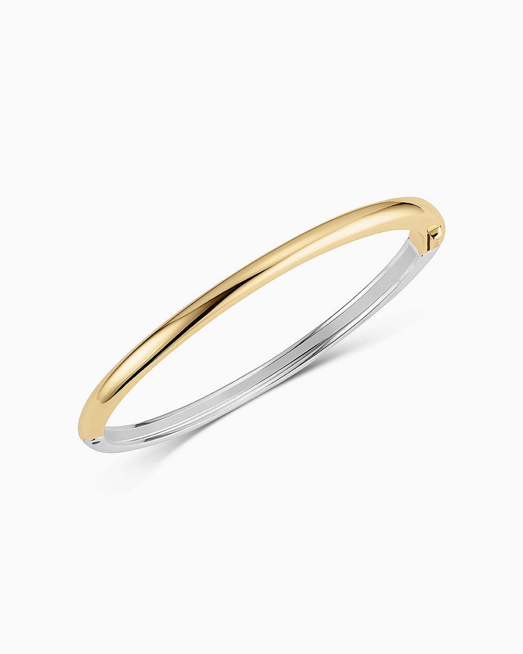 Paseo Mixed Cuff || option::18k Gold & Silver Plated, 4mm