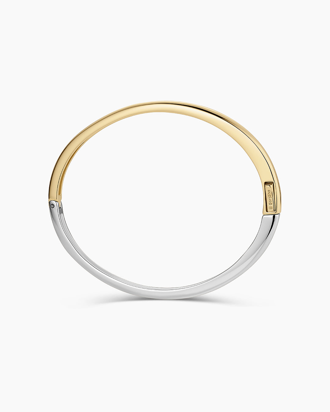 Paseo Mixed Cuff || option::18k Gold & Rhodium Plated, 4mm