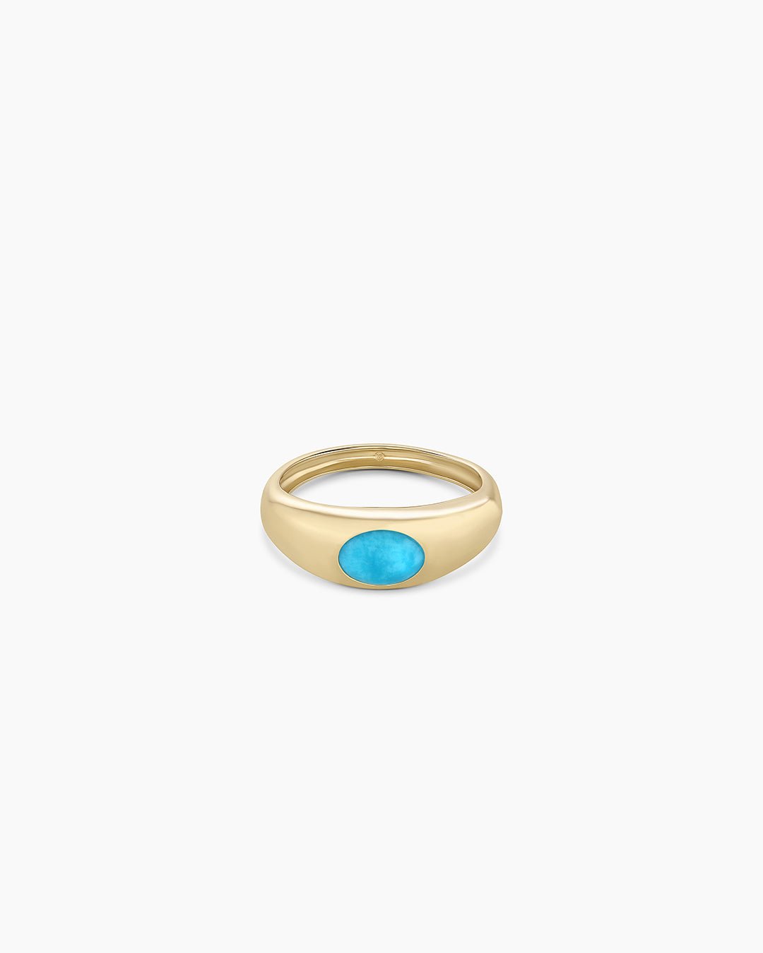 Turquoise Lou Ring || option::14k Solid Gold