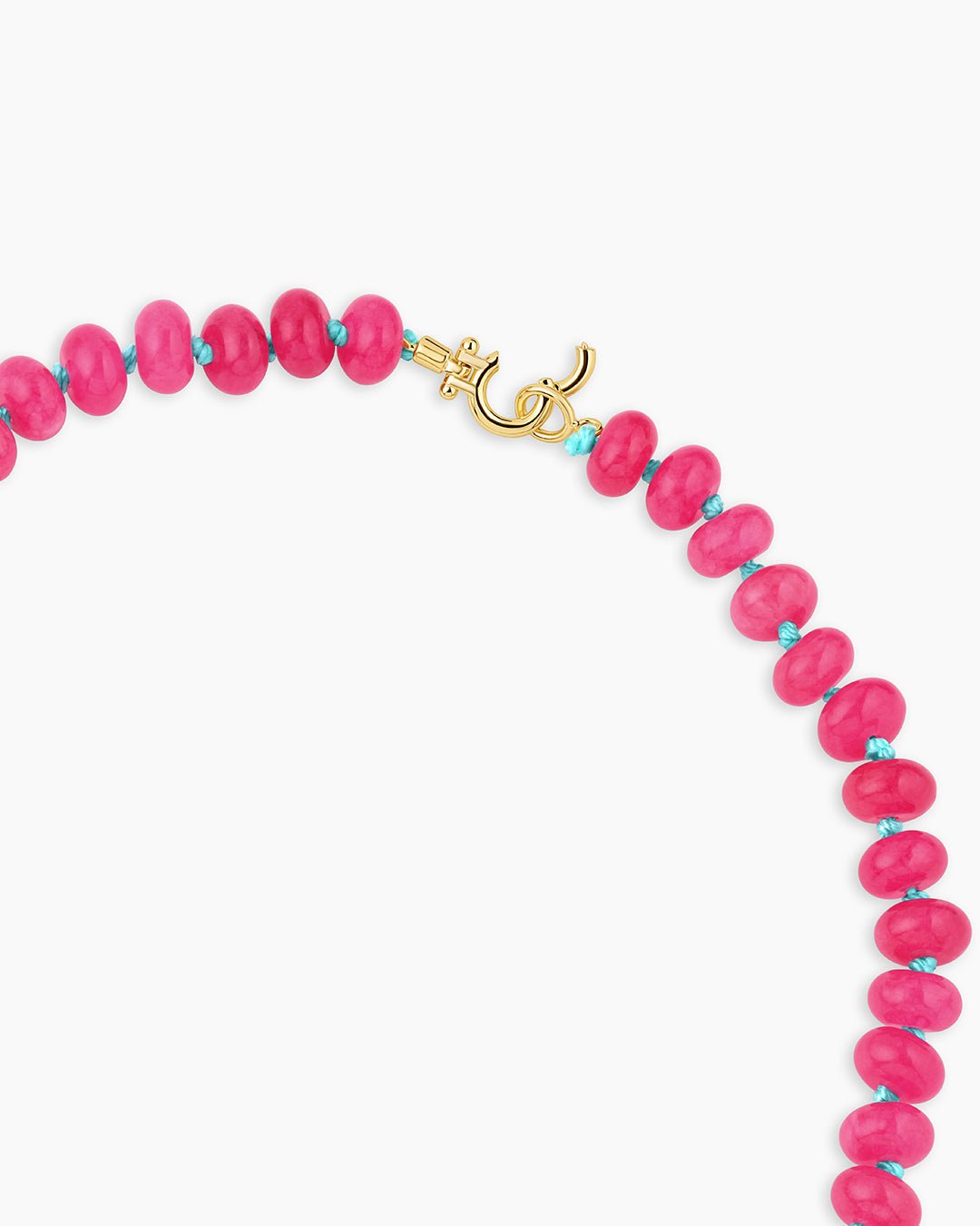 Palma Necklace (Pink Quartz) || option::Gold Plated, Pink Quartz