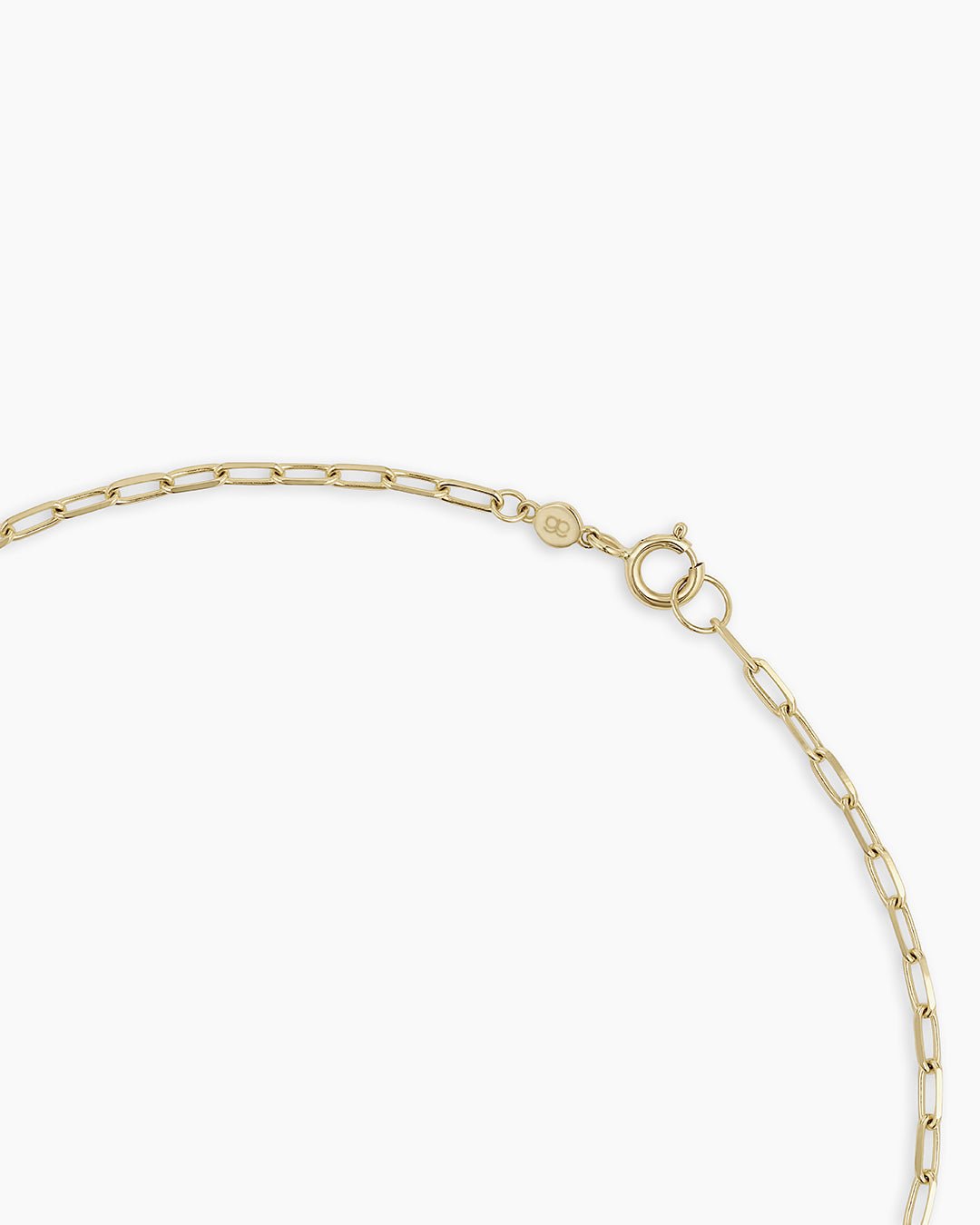 14k Gold Parker Micro Mini Necklace || option::14k Solid Gold, 20 in