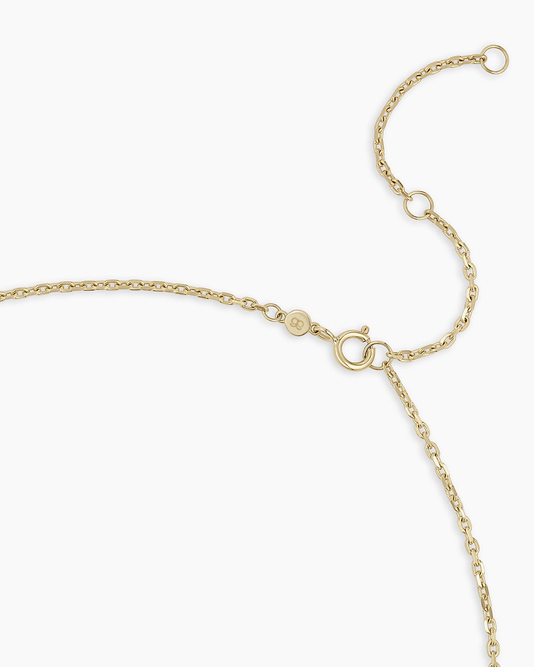 14k Gold Mini Link Necklace || option::14k Solid Gold
