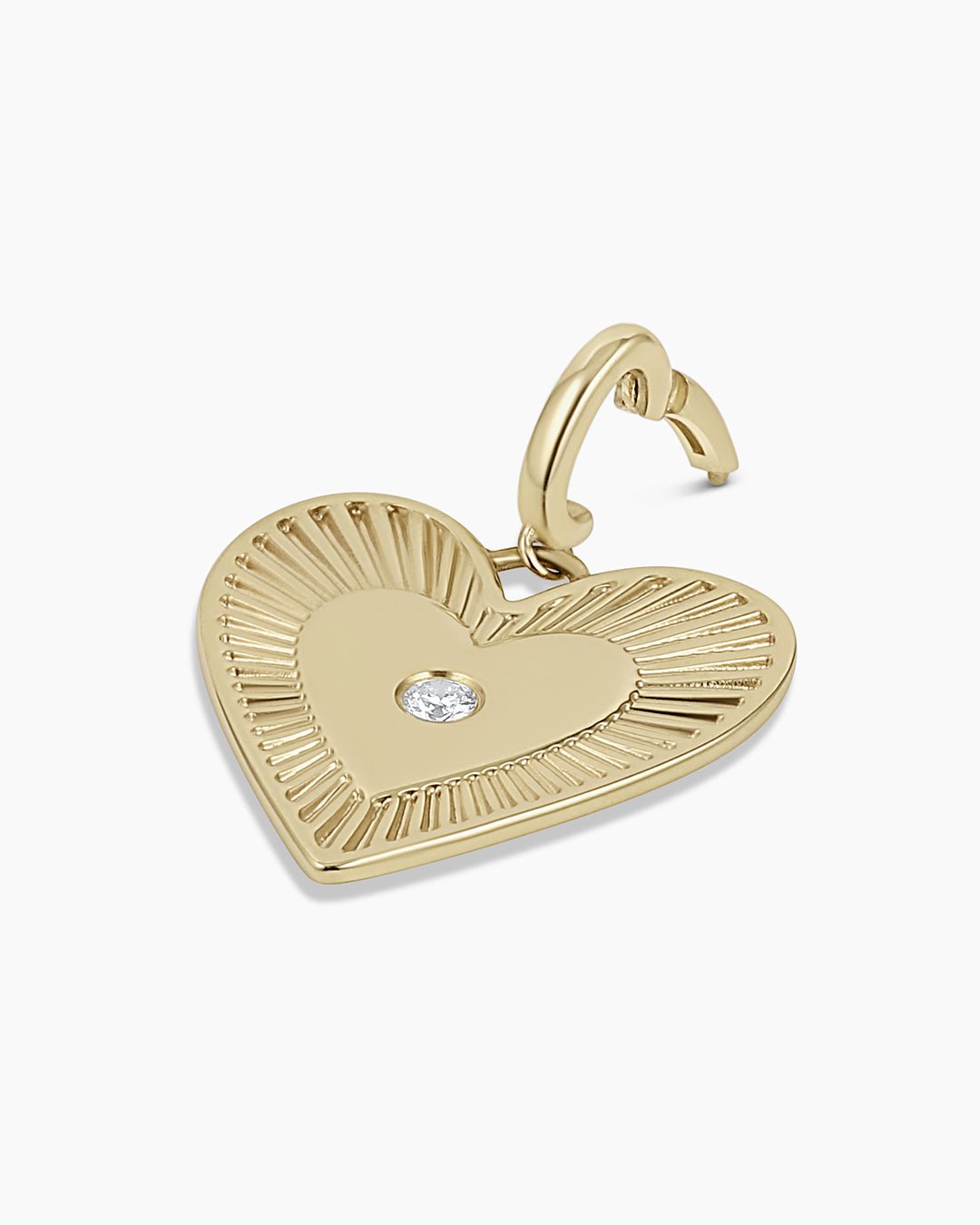 Diamond Love Charm || option::14k Solid Gold