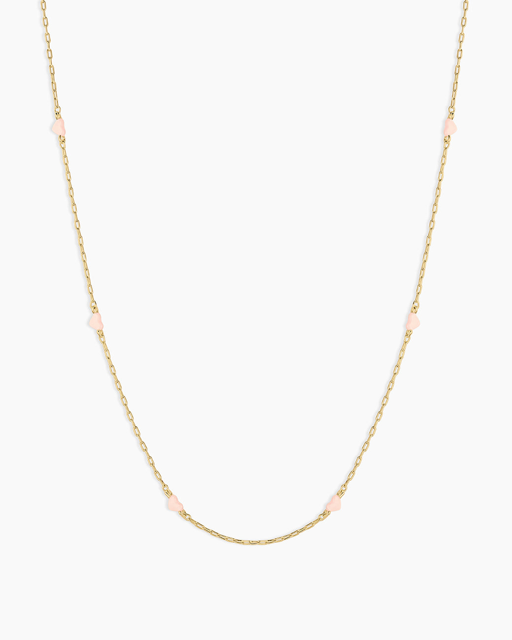 Pink Amour Necklace || option::18k Gold Plated