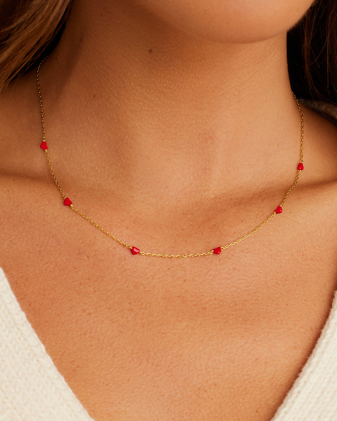 Gorjana - Amour Necklace Red Gorjana - Amour Necklace Red