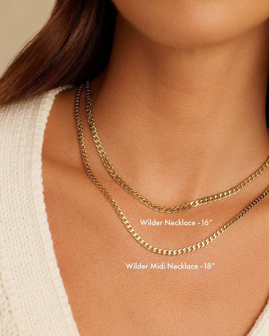 Wilder Midi Necklace || option::Gold Plated