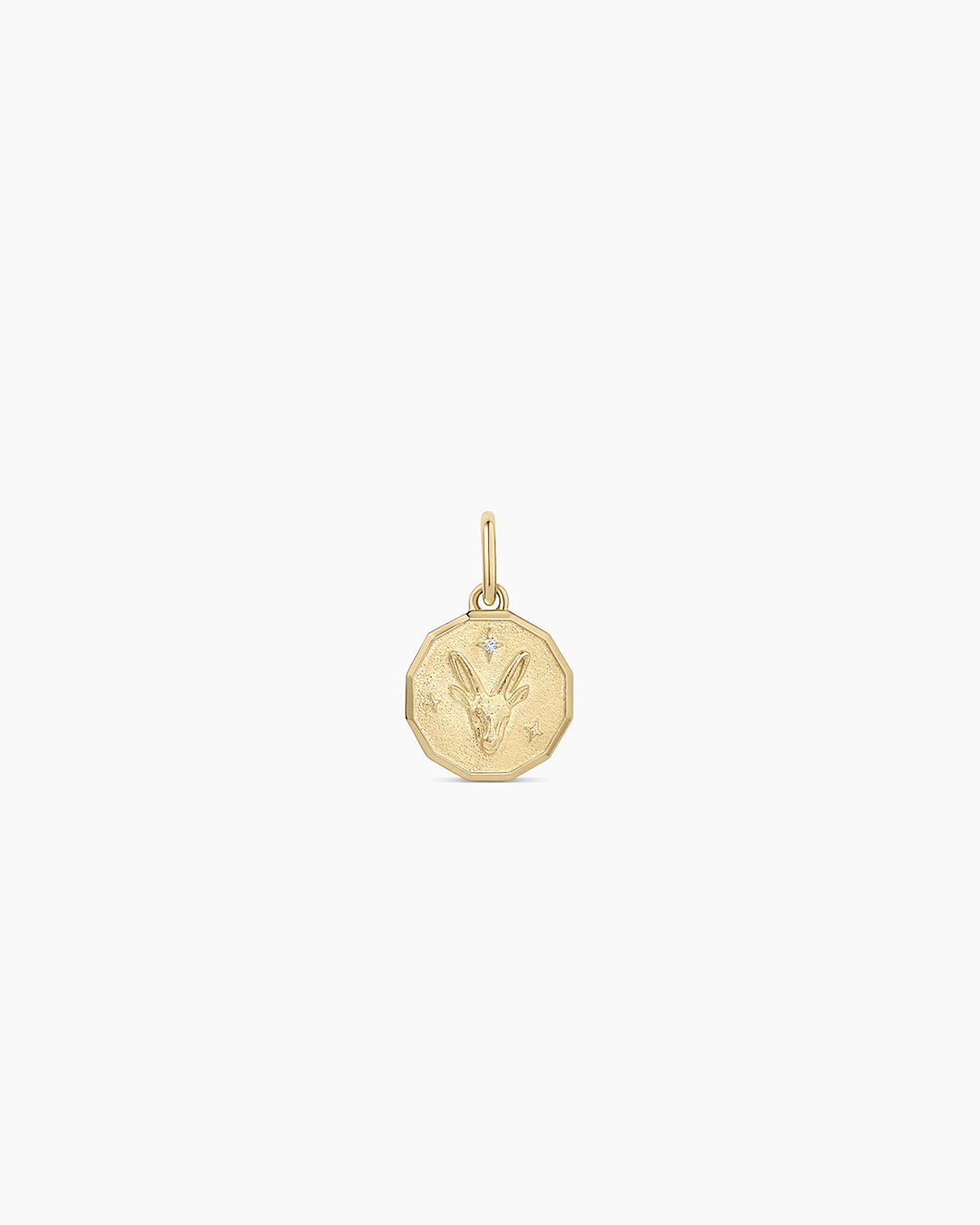 thumbnail image 2 of 14K Yellow Gold Zodiac Pendant / Charm - Celestial & Horoscope Theme, Made In USA (No Stone) 2 of 5