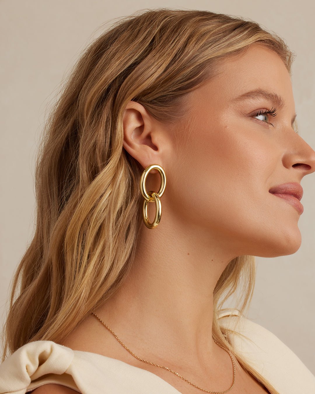 Lou Drop Earrings || option::Gold Plated