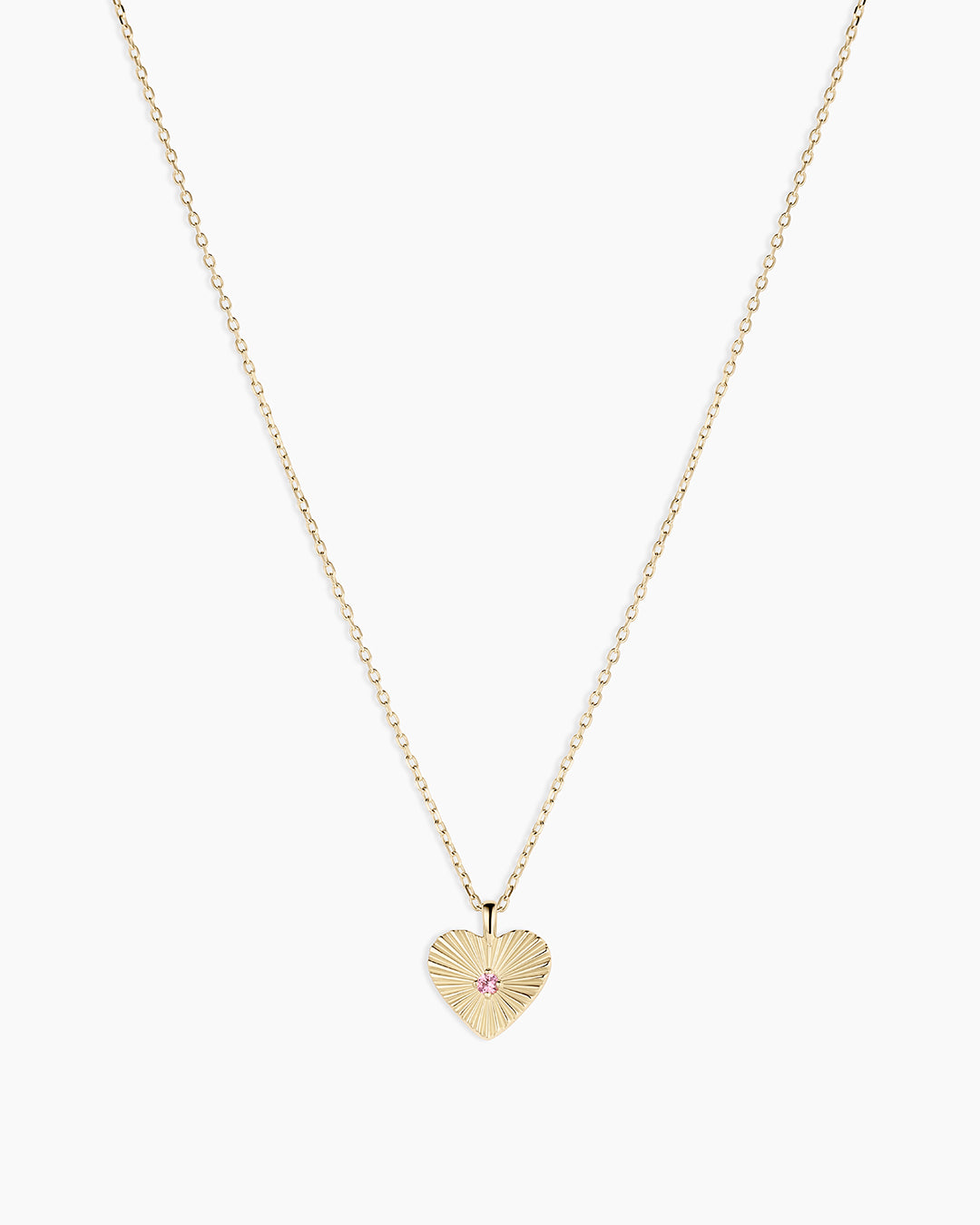 Pink Sapphire Vintage Heart Necklace – gorjana