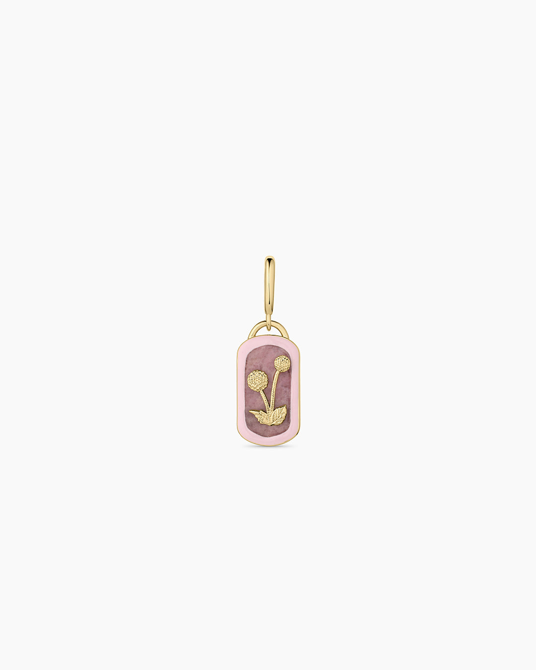 Power Gemstone Compassion Parker Charm || option::18k Gold Plated