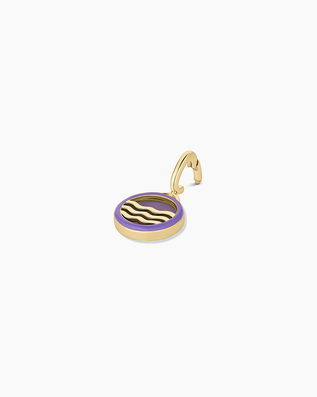 Power Gemstone Tranquility Parker Charm || option::18k Gold Plated