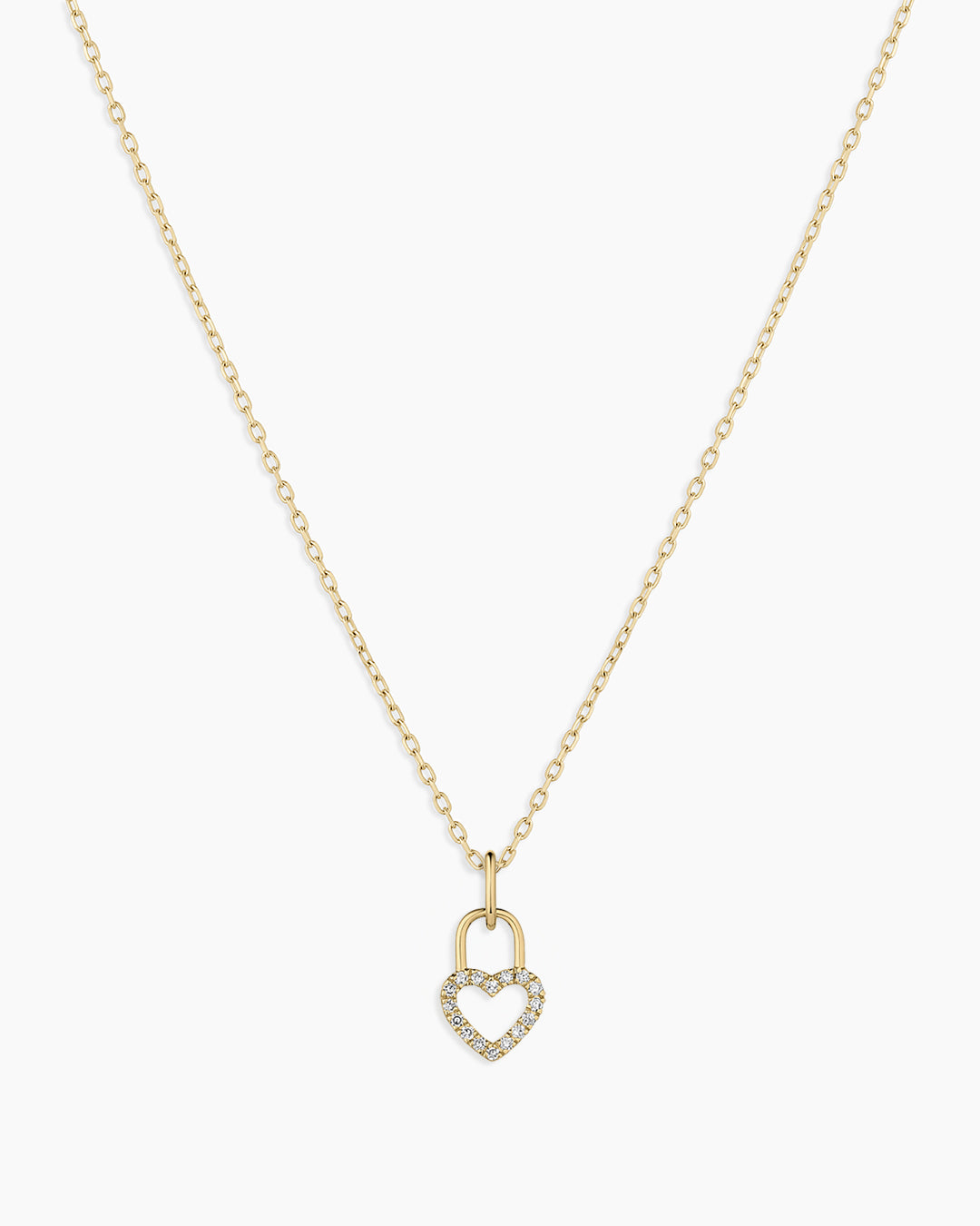 Diamond Bond Lock Necklace – gorjana