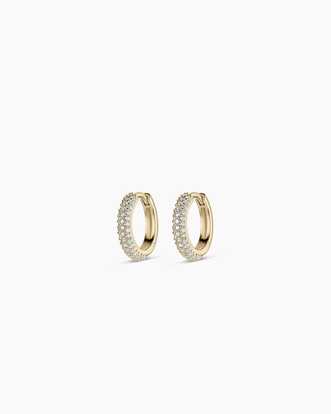 14K Diamond Paseo Huggies – gorjana