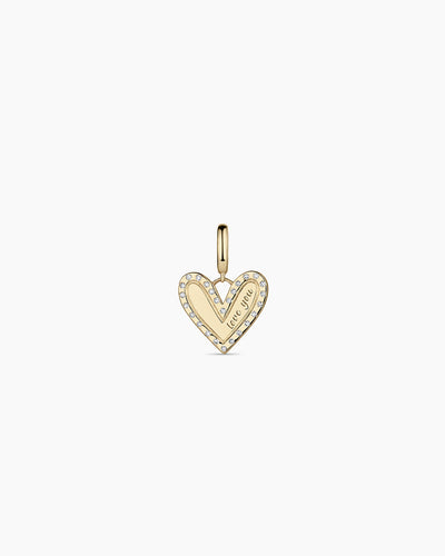 Diamond Adore Love Charm