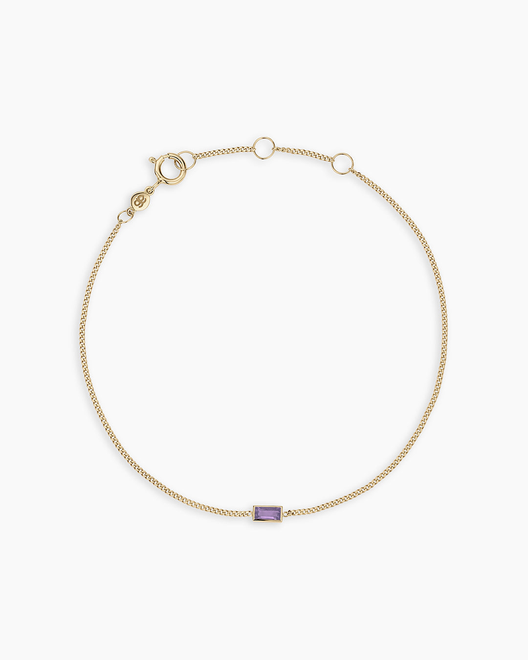 14k Gold Wilder Birthstone Bracelet