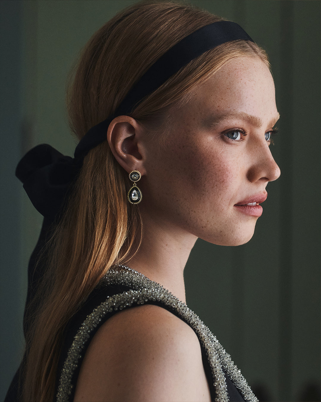 Vintage Drop Earrings || option::18k Gold Plated