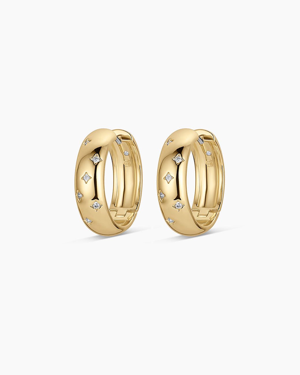 Celeste Hoops || option::18k Gold Plated