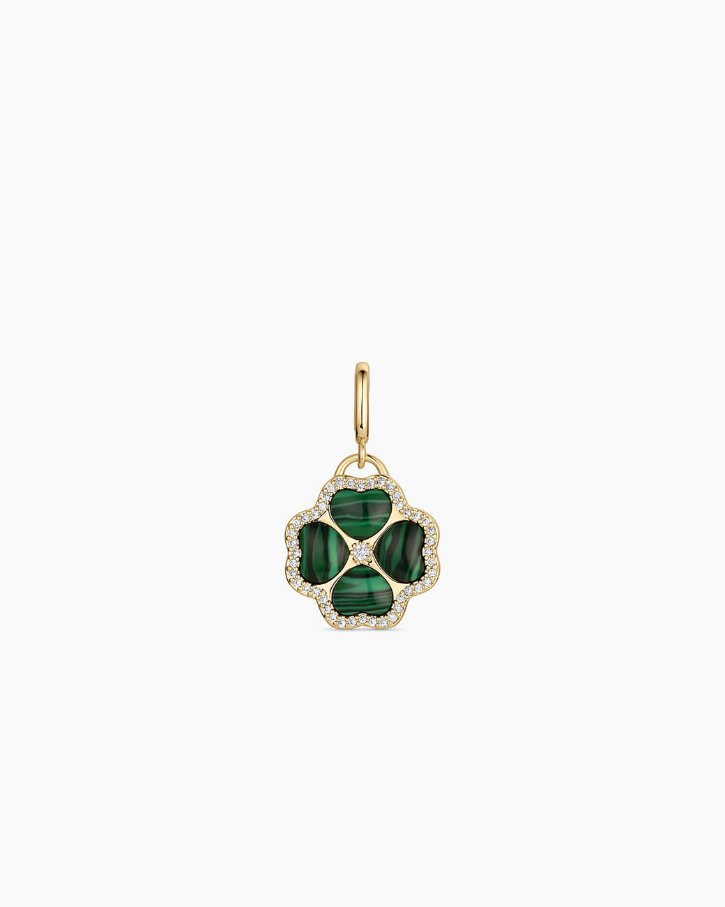 Vintage Clover Parker Charm || option::18k Gold Plated