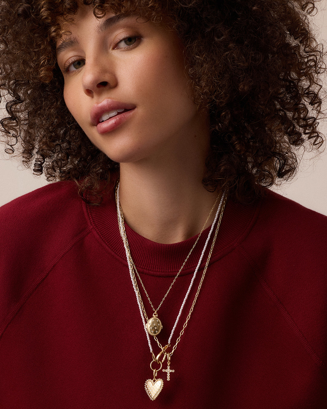 Shimmer Cross Parker Charm – gorjana