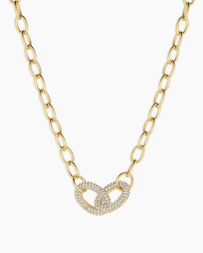 Lou Shimmer Interlocking Necklace