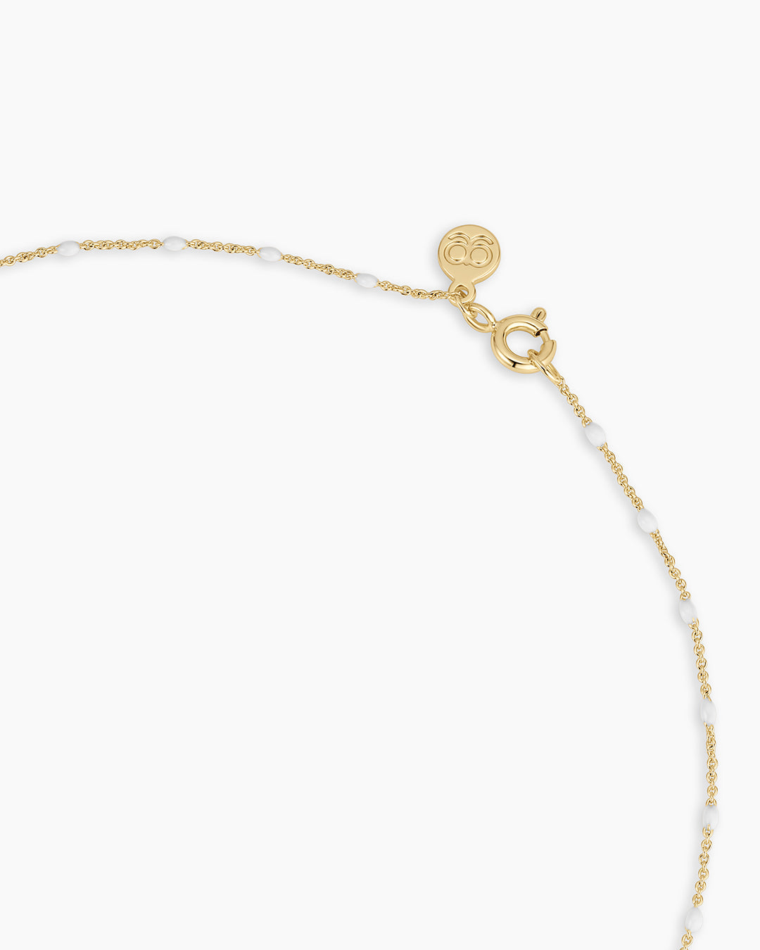 Capri Necklace || option::18k Gold Plated, White