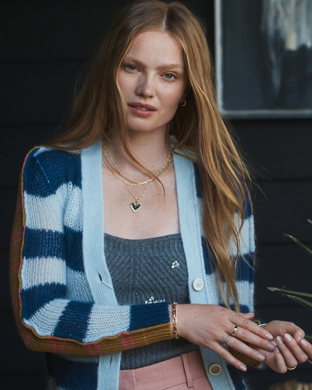 Capri Necklace || option::18k Gold Plated, White