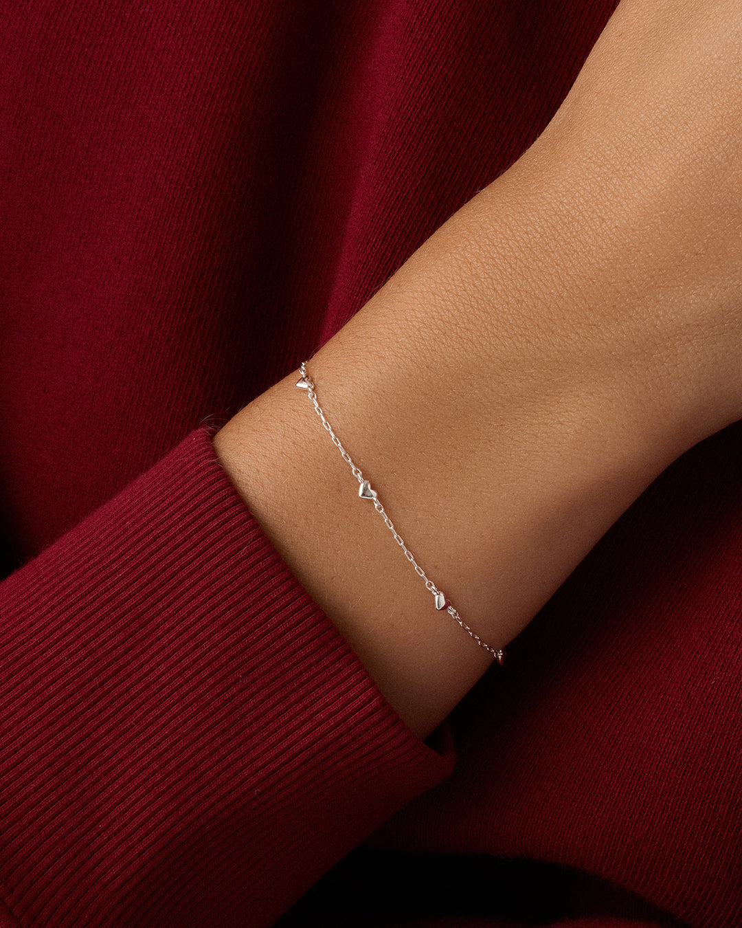 Amour Bracelet || option::Silver Plated