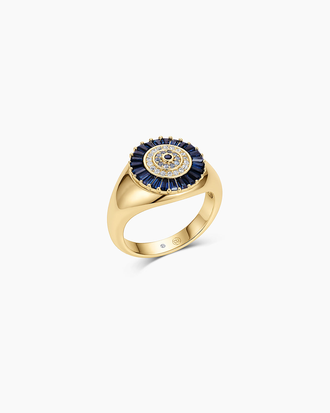 Vintage Evil Eye Ring || option::18k Gold Plated
