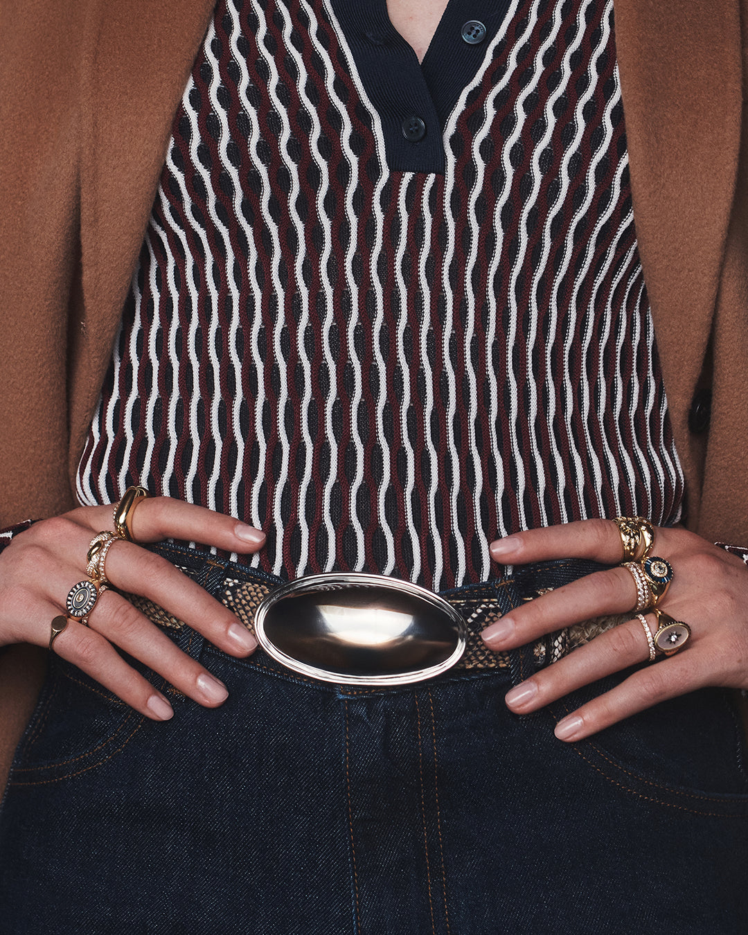 Vintage Evil Eye Ring || option::18k Gold Plated