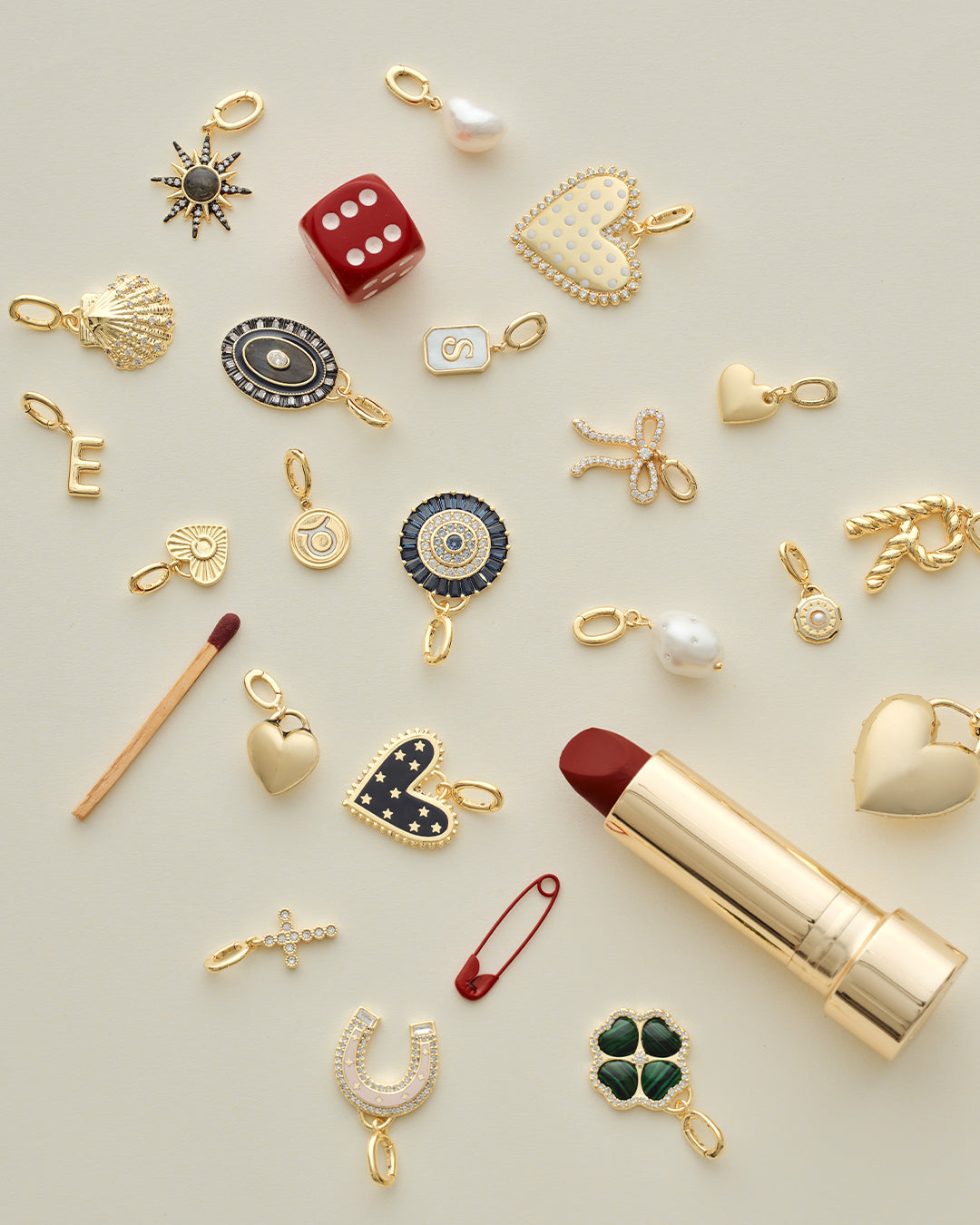 gold plated charms. Shop Charms