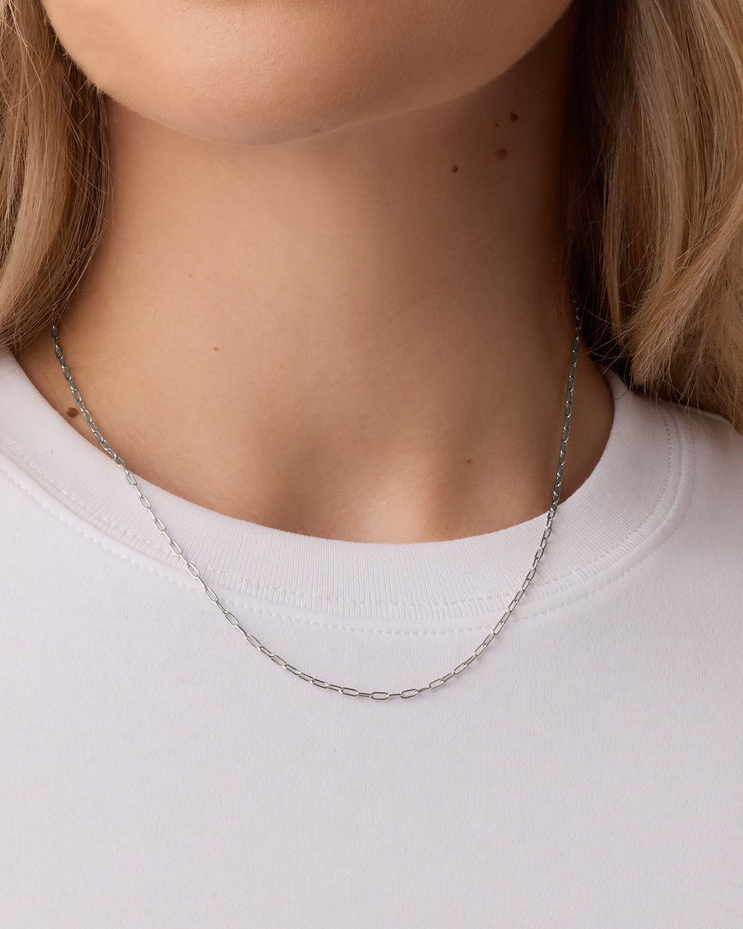 Parker Delicate Necklace || option::Silver Plated, 16 in.