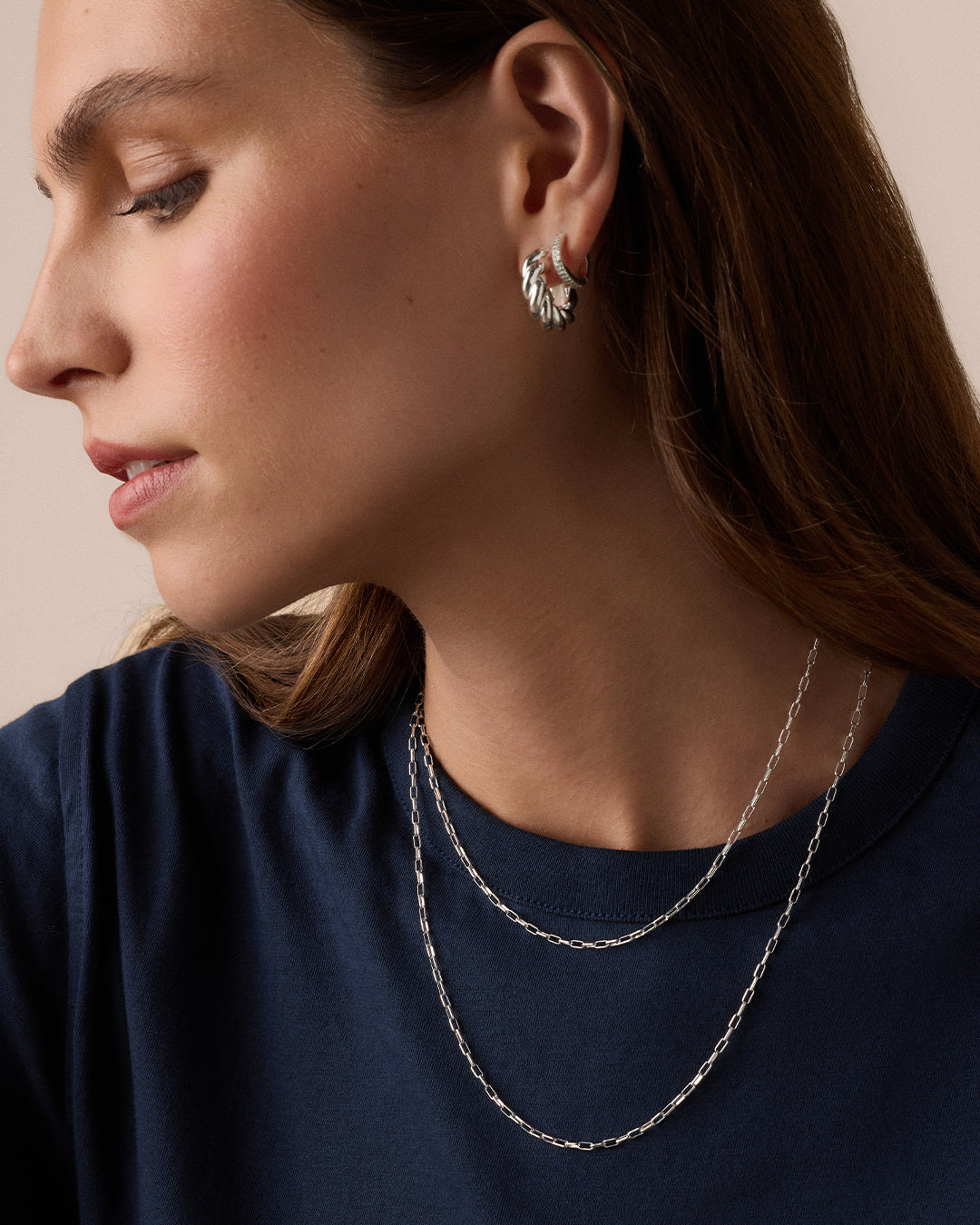 Parker Delicate Necklace || option::Silver Plated, 20 in.