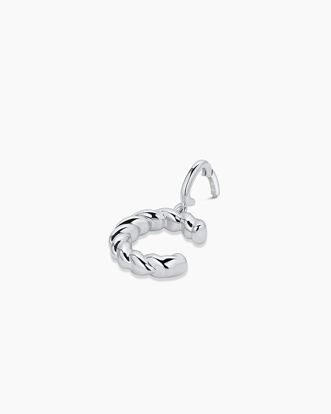 Crew Alphabet Statement Charm || option::Silver Plated, C