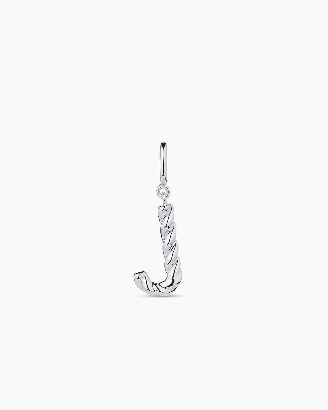 Crew Alphabet Statement Charm || option::Silver Plated, J