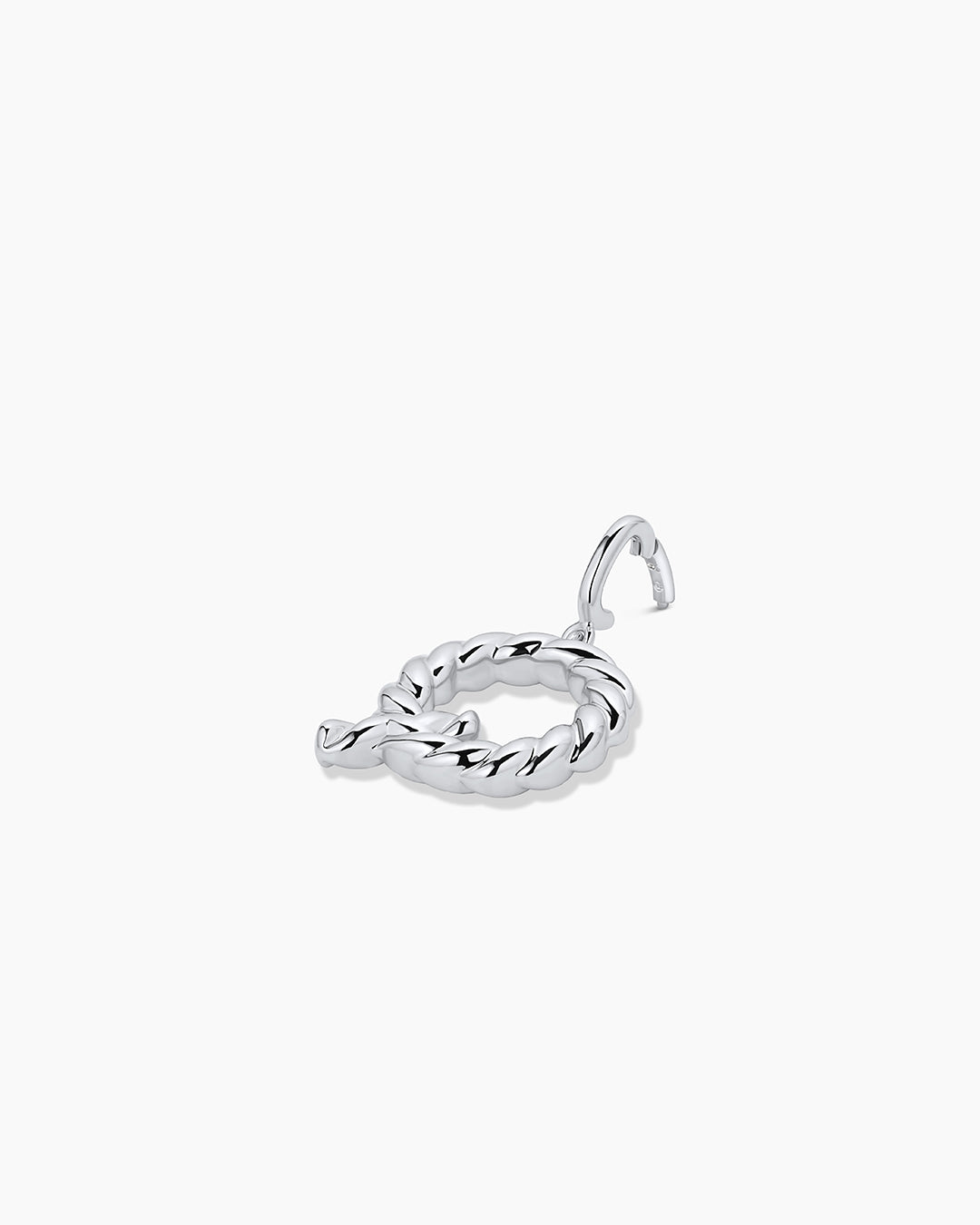 Crew Alphabet Statement Charm || option::Silver Plated, Q