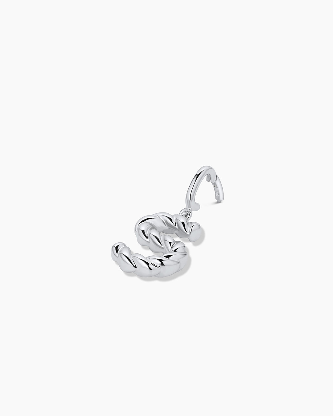 Crew Alphabet Statement Charm || option::Silver Plated, S