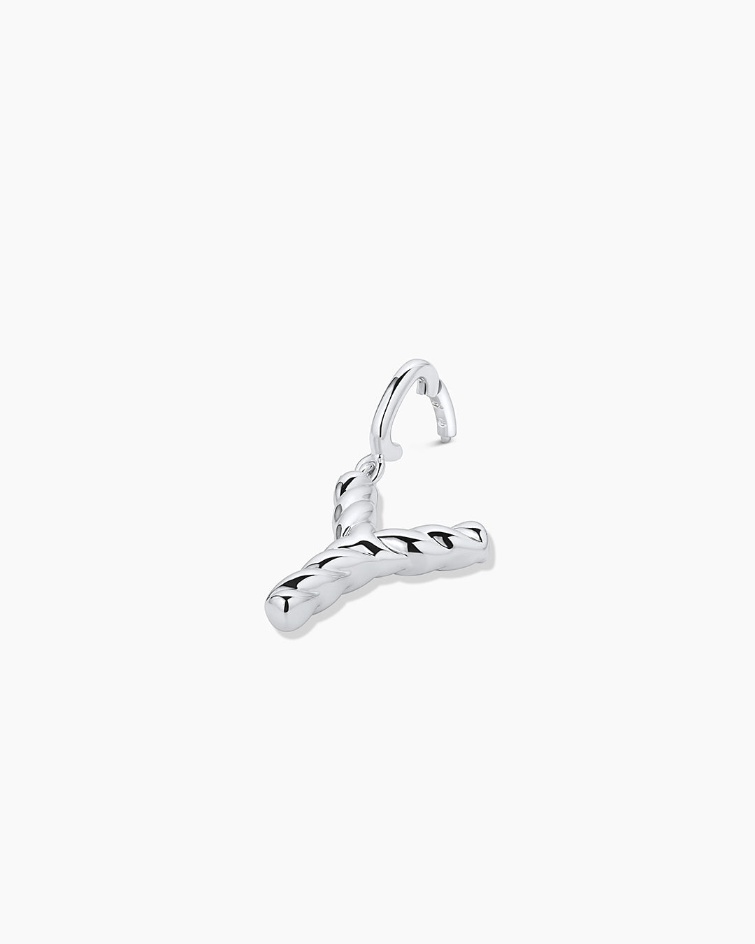 Crew Alphabet Statement Charm || option::Silver Plated, Y