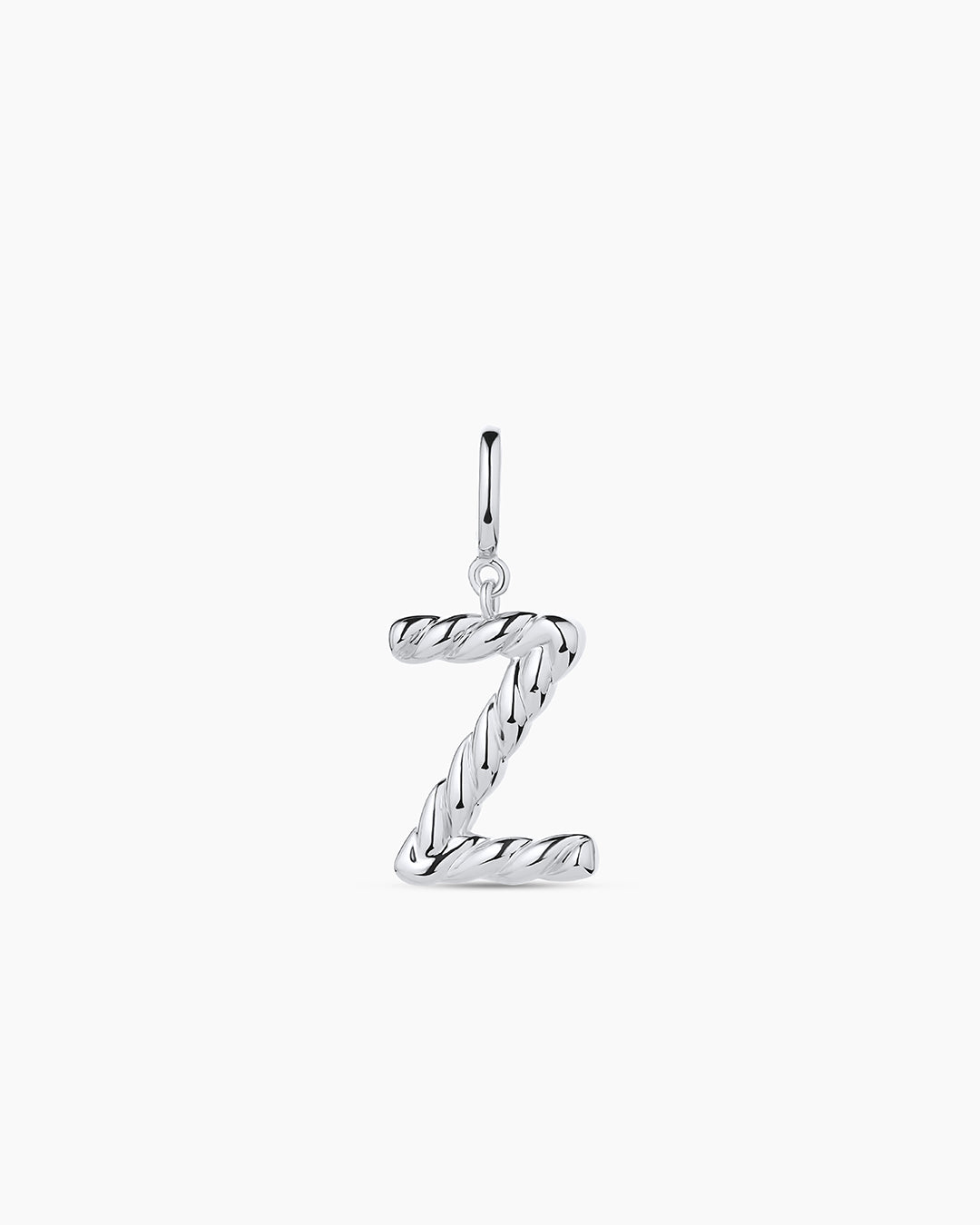 Crew Alphabet Statement Charm || option::Silver Plated, Z