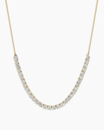 Lab Grown Diamond Tennis Row Necklace