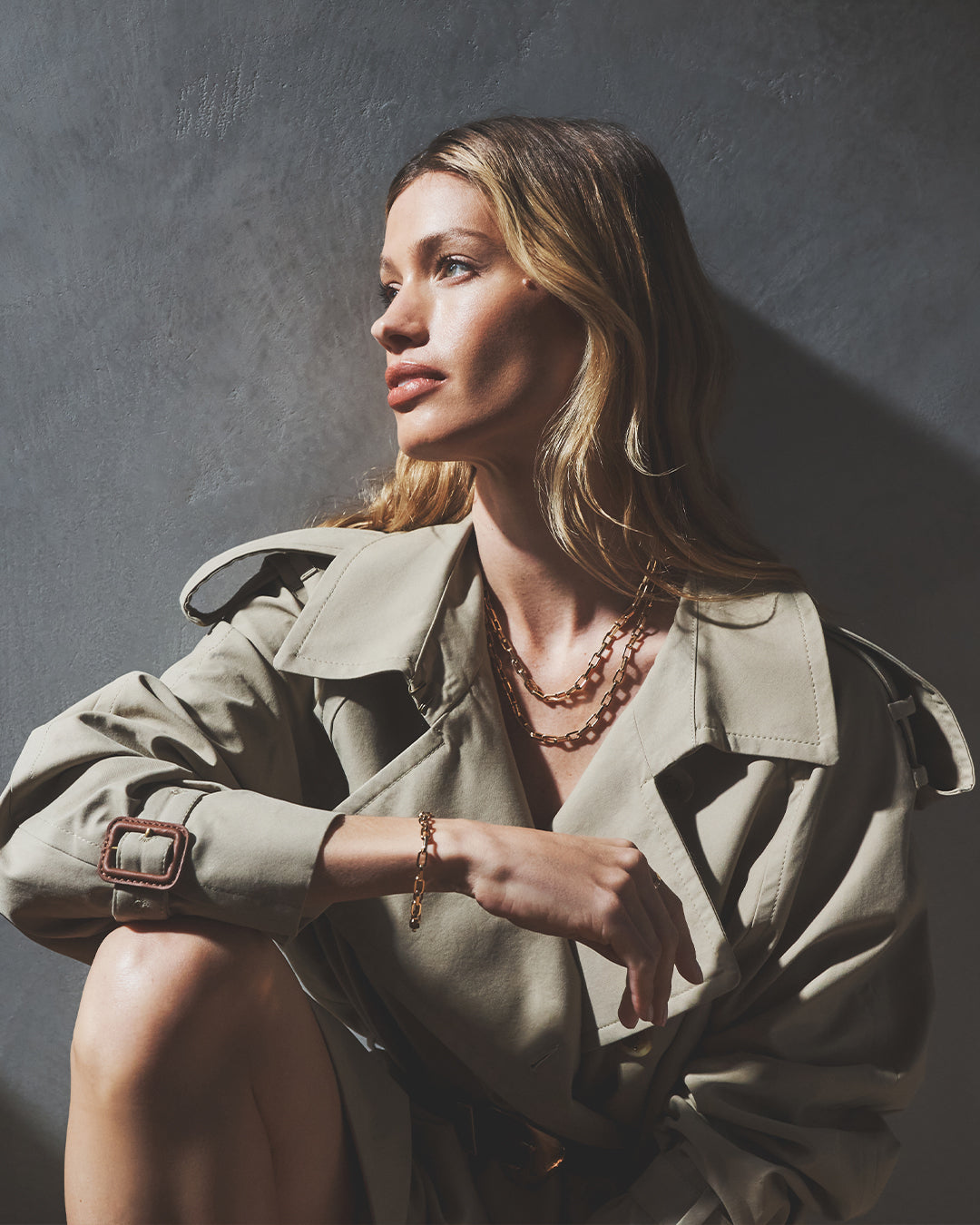 14k Gold Parker Luxe Necklace || option::14k Solid Gold, 19 in.