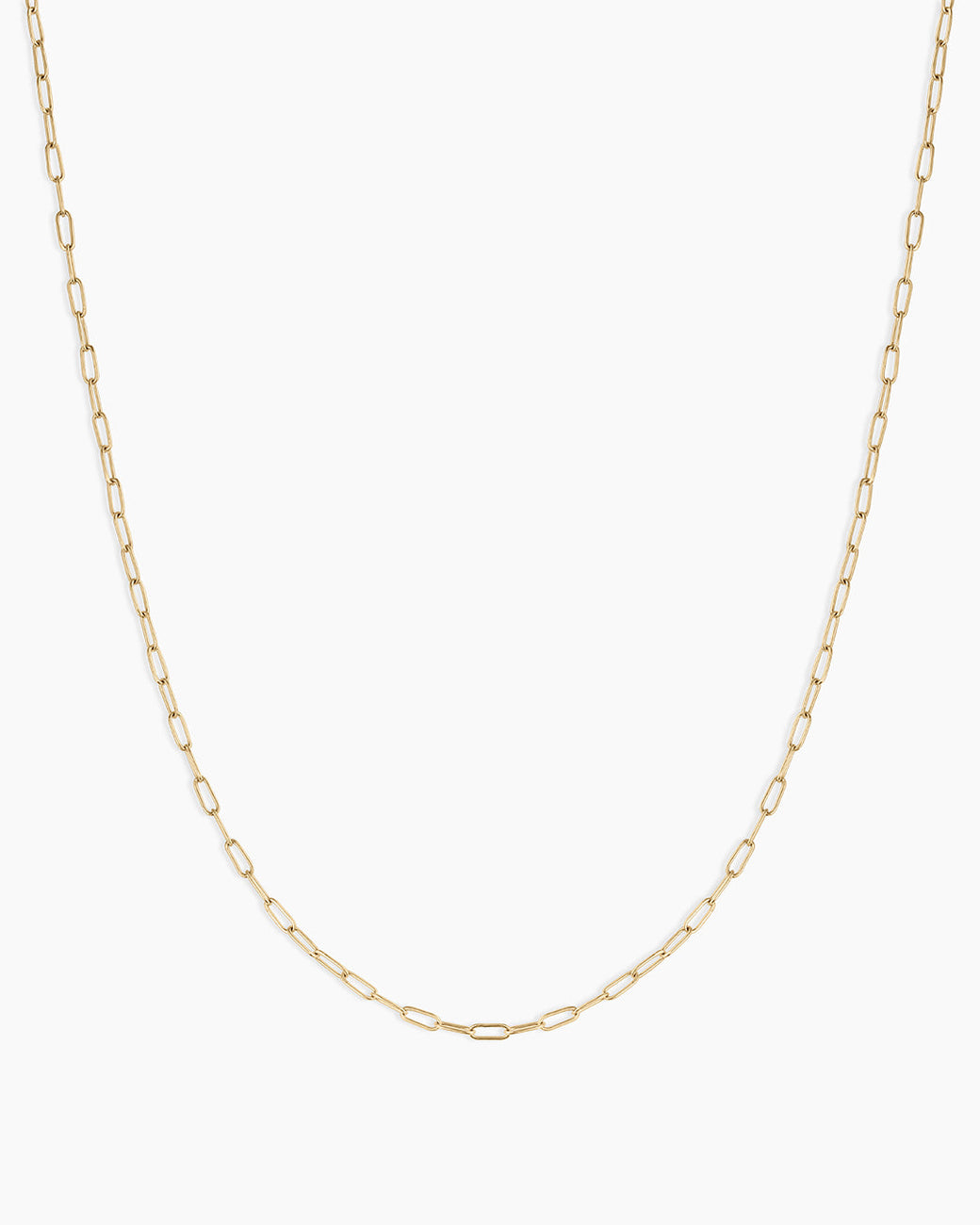 14k Gold Parker Delicate Link Necklace || option::14k Solid Gold