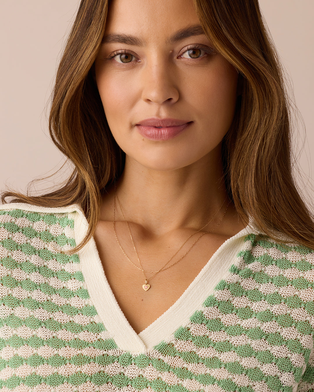 14k Gold It's a Girl Charm Necklace || option::14k Solid Gold