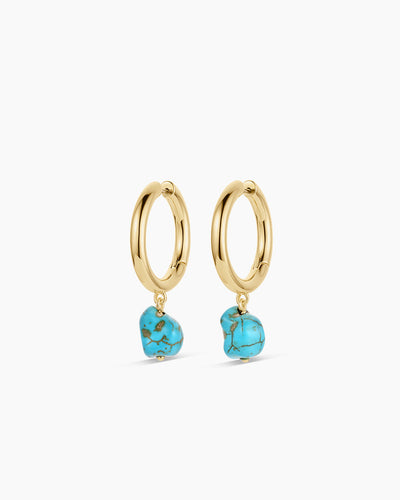 Turquoise Cove Hoops