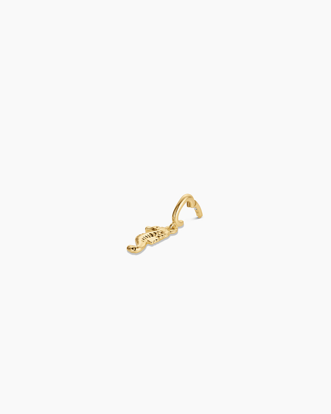 Seahorse Parker Charm || option::18k Gold Plated